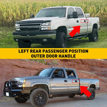 Load image into Gallery viewer, Rear Exterior Door Black Handle Driver for Side Left 01-06 Chevy Silverado