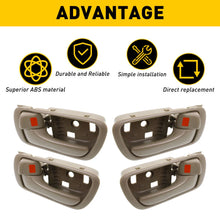 Load image into Gallery viewer, For 2002-2006 Toyota Camry Inside Door Handle Front Rear Driver Passenger Beige
