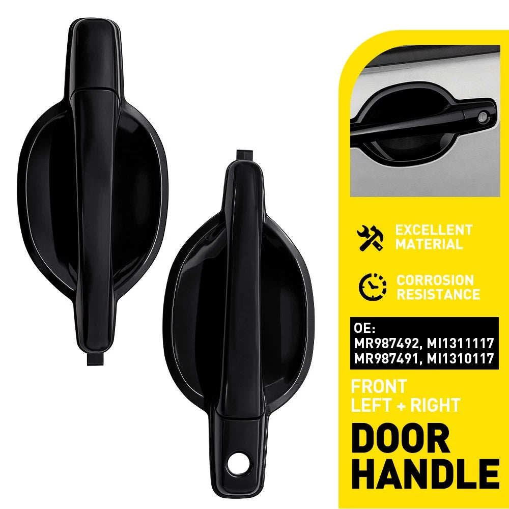 Fit 2004-2011 Mitsubishi Endeavor Exterior Outer Front Left Right Door Handle 2X