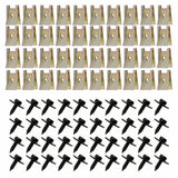 Car Engine Under Cover Splash Shield Bumper Body Bolts Guard Fastener U-nut Clip