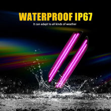 Load image into Gallery viewer, 2x Rear Bumper LED Side Marker Light for 2015-2023 Ford Mustang Pink Purple Lamp