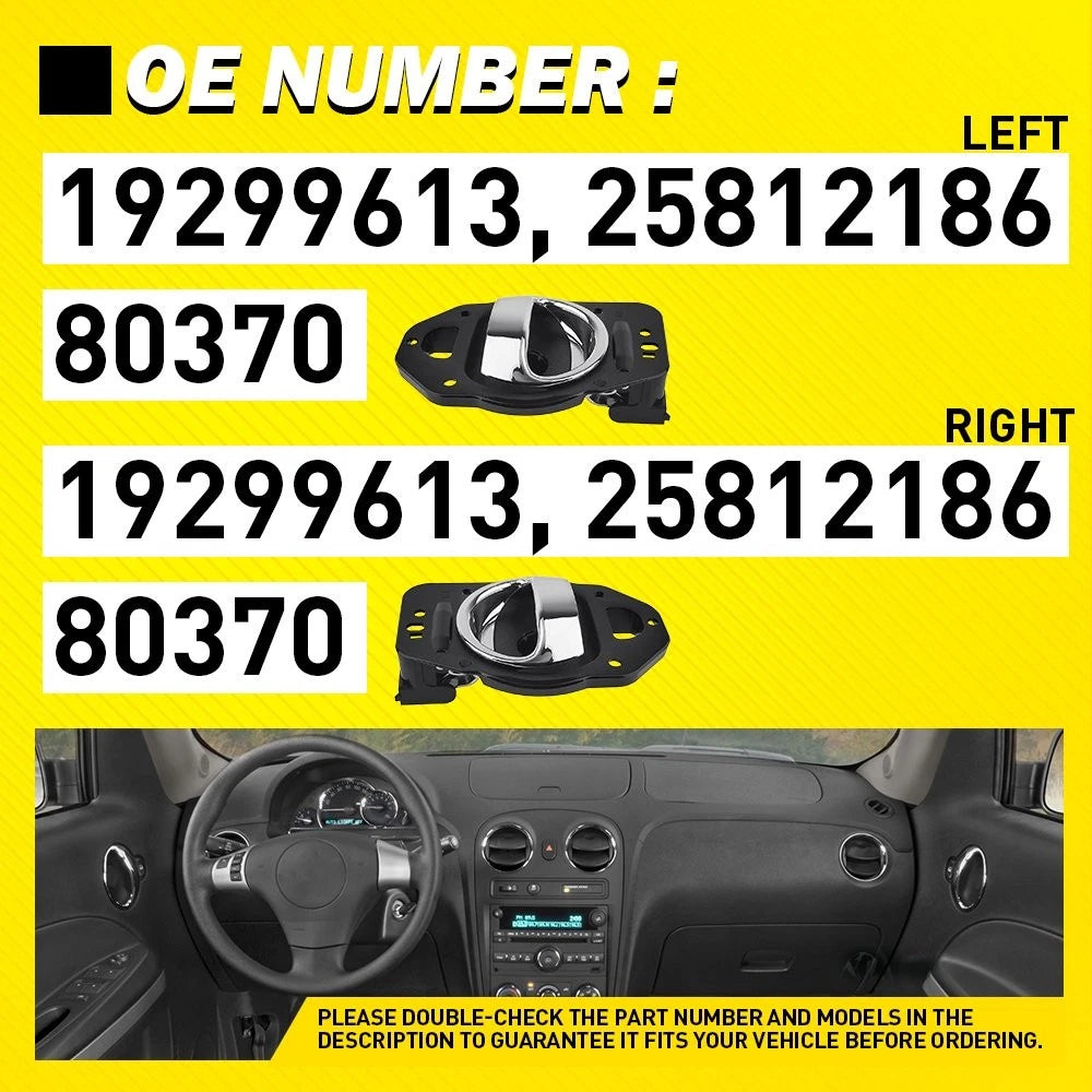 Interior Inside Inner Door for Handle 2006-2011 HHR Chevy Rear Front Left Right