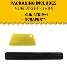 Load image into Gallery viewer, Car Window Sun Visor Strip Tint Film Windshield Front UV Shade DIY Decal Banner