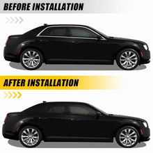 Load image into Gallery viewer, 8Pcs Outside Door Window Panel Cover Trim Vinyl Black for 2011-2023 Chrysler 300