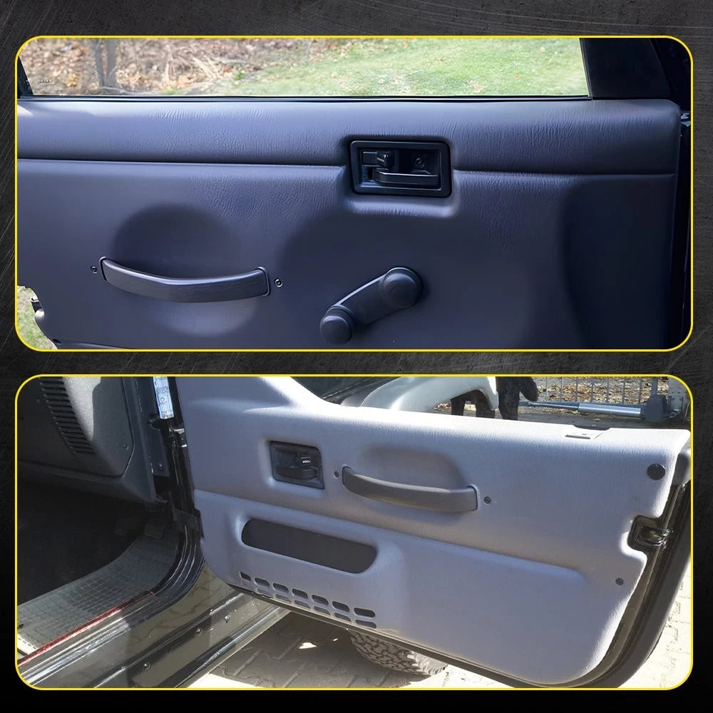 Pair Fit 1997-2006 Jeep TJ/Wrangler Interior Door Handle Black Left Right Front