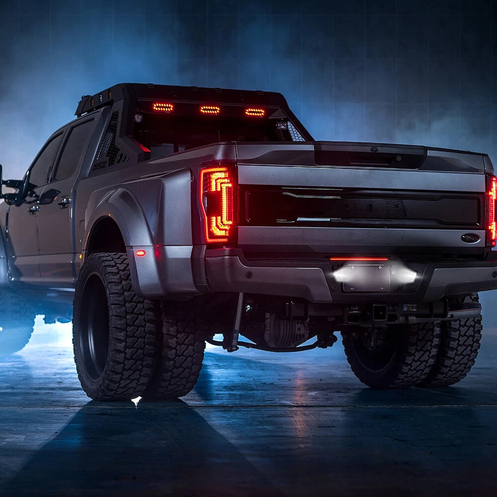 LED White LED License Plate Light For Ford F250 2017-2022 F350 F450 Super Duty