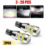 2-20X AUXITO 921 912 LED Reverse Back up Light Bulb 3000LM 6000K Super White T15