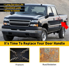 Load image into Gallery viewer, Rear Exterior Door Black Handle Driver for Side Left 01-06 Chevy Silverado