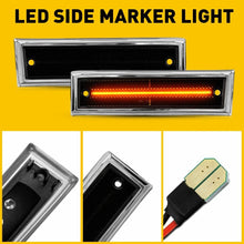 Load image into Gallery viewer, Pair LED Marker Side Turn Light Signal for GMC Chevrolet 1981-1991 Lamp&amp;Housing