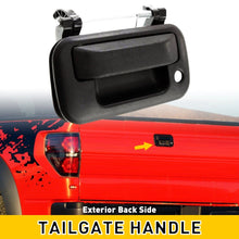 Load image into Gallery viewer, Black Exterior Tailgate Door Handle Fit F-150 Truck 2004-2014 Ford With Keyhole