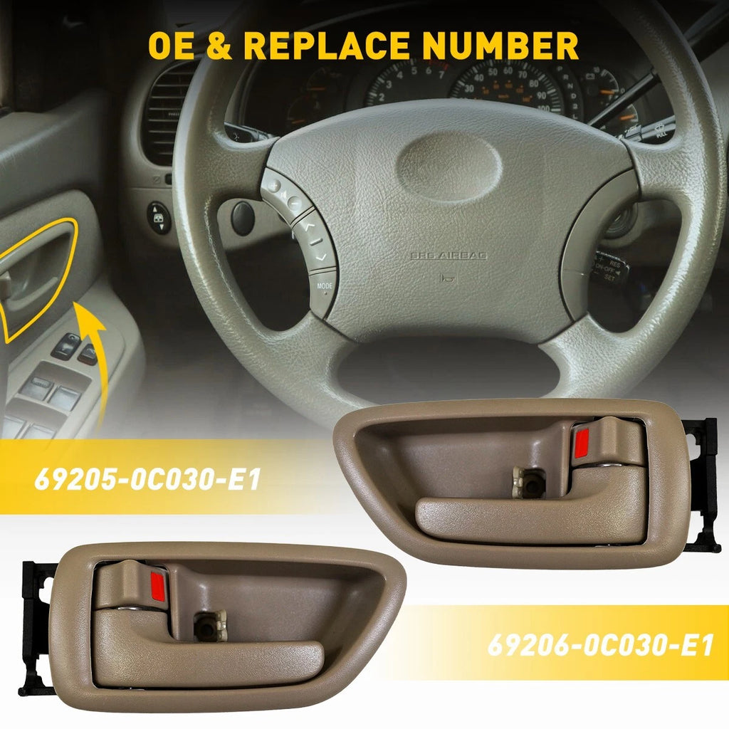 Inside RH LH Door Handle for 04-06 01-07 Tundra Sequoia Crew Cab Accessories