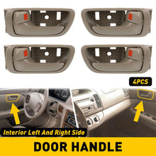 Load image into Gallery viewer, For 2002-2006 Toyota Camry Inside Door Handle Front Rear Driver Passenger Beige