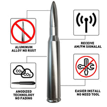 Load image into Gallery viewer, BULLET ANTENNA for DODGE RAM 1500 RAPTOR BRONCO FORD F150 TRUCK 50 CAL CALIBER