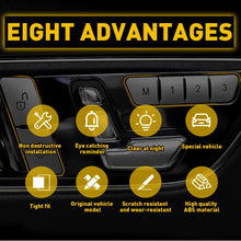 Load image into Gallery viewer, Door Lock Unlock Switch Seat Button Cover for Sticker Set Mercedes-Benz W204 CLA