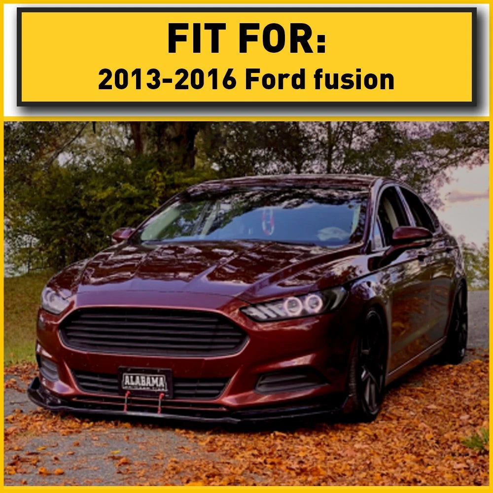 Front Bumper Fog Insert Left+Right Light Fit Cover For 2013-2016 Ford Fusion