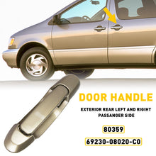 Load image into Gallery viewer, Rear Sliding Beige Door Handle Passenger or Driver Side For Sienna Toyota 98-03