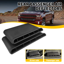 Load image into Gallery viewer, 2x Fit 2014-2019 GMC Sierra Air Passenger&amp;Driver Rear Deflectors Accessories
