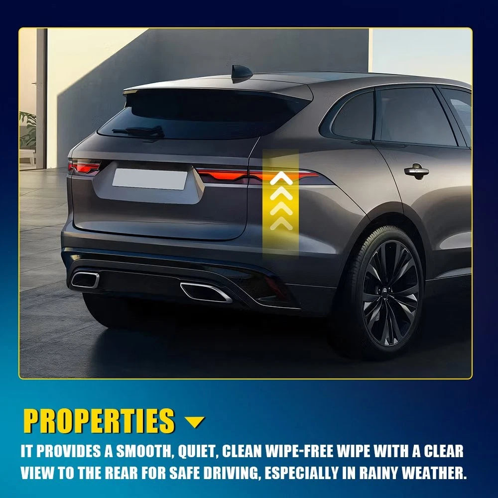 Rear Windshield Smear-free Wiper Arm & Blade Fit 2017-2023 JAGUAR F-PACE