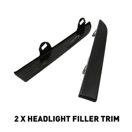 FOR 2001-04 TOYOTA TACOMA BUMPER Pair GRILLE FRONT TRIM HEADLIGHT PANELS FILLER