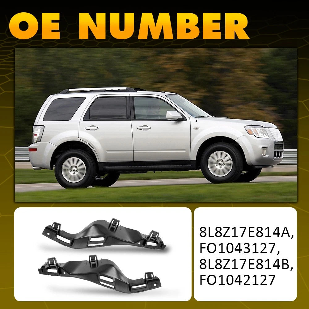 Rear Pair Bumper Retainer Bracket Support Sets For Escape 2008-2011 Mariner Ford