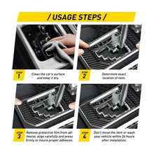 Load image into Gallery viewer, Fit Toyota Tundra 2014-2021 Gear Shift Panel Carbon Fiber Interior Frame Trim 3x