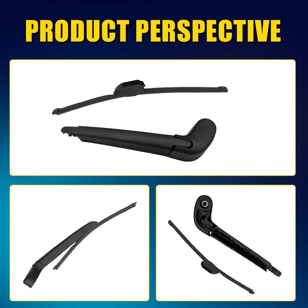 Rear Windshield Smear-free Wiper Arm & Blade Fit 2017-2023 JAGUAR F-PACE