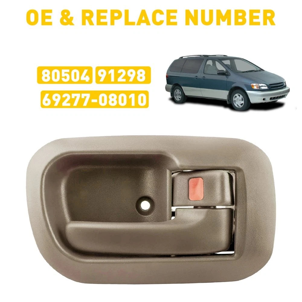 Door Handle Beige Inside Interior RH Front Right 91298 Side Fit 98-03 Sienna