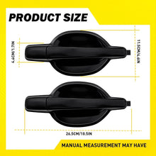 Load image into Gallery viewer, Fit 2004-2011 Mitsubishi Endeavor Exterior Door Handle Rear Passenger Side 1-10X