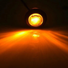 Load image into Gallery viewer, 3/4" Round Amber LED Signal Trailer Truck Clearance Side Marker Lights 10-100PCS