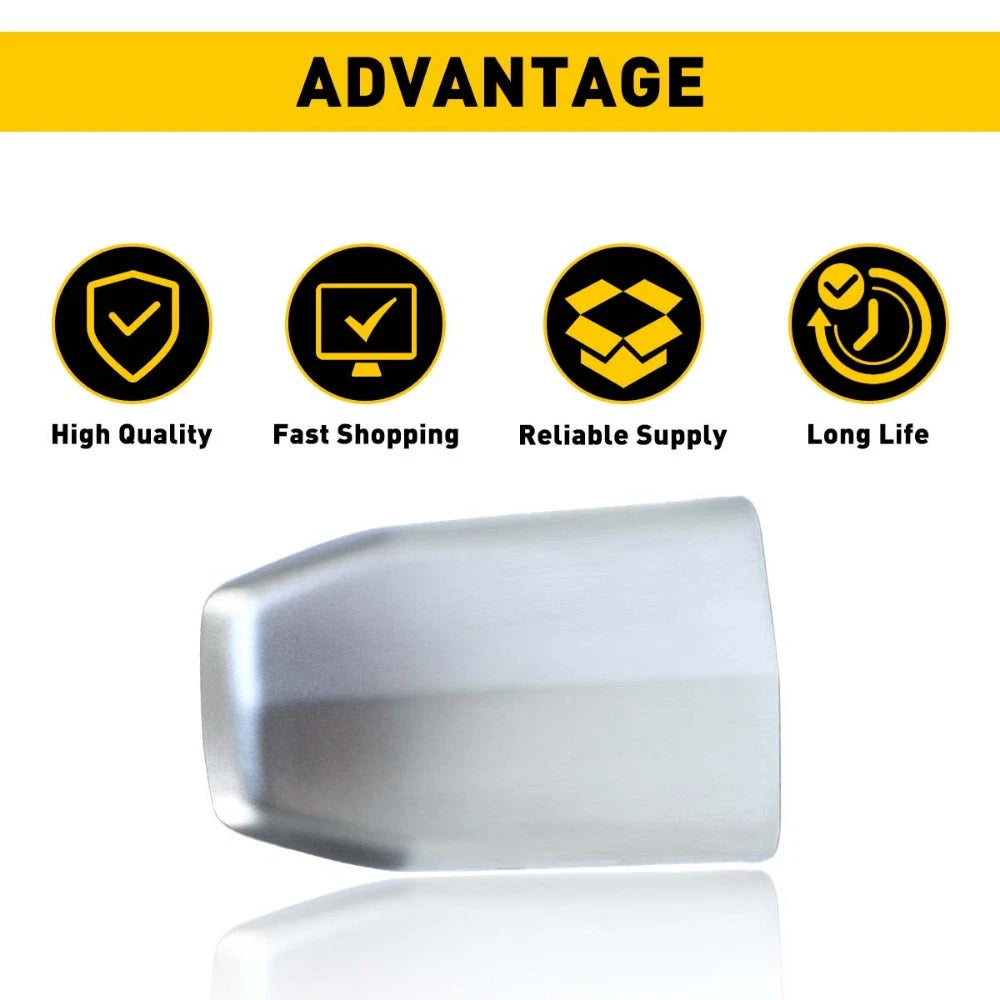 1-10X 13596115 15-19 Fit Cadillac Escalade Outside Front Door Handle Cap Chrome