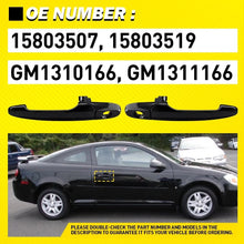 Load image into Gallery viewer, Front Left&amp;Right 2PCS Door Handle Exterior Black Fit 2007-2013 Chevrolet Impala