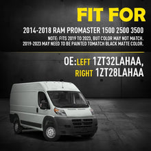 Load image into Gallery viewer, 2-20X Fit 2014-2018 Ram ProMaster 1500 Rear Gray Exterior Body Side Molding Trim