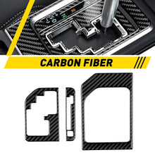 Load image into Gallery viewer, 3x Gear Shift Cover Interior Decor Trim Carbon Fiber Fit Toyota Tundra 2014-2021