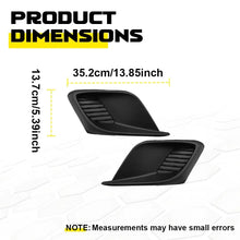 Load image into Gallery viewer, 2-20 Front Left Right Fog Light Hole Lamp Bezel Trim Black for 2014-2016 Mazda 3