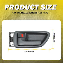 Load image into Gallery viewer, 4x Gray Inner Door Handle + Bezel Fit 2004-2006 Toyota Tundra Pickup Crew Cab
