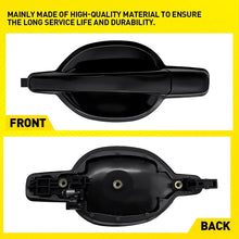 Load image into Gallery viewer, Fit 2004-2011 Mitsubishi Endeavor Outer Black Door Handle 1-10X Rear Right Side