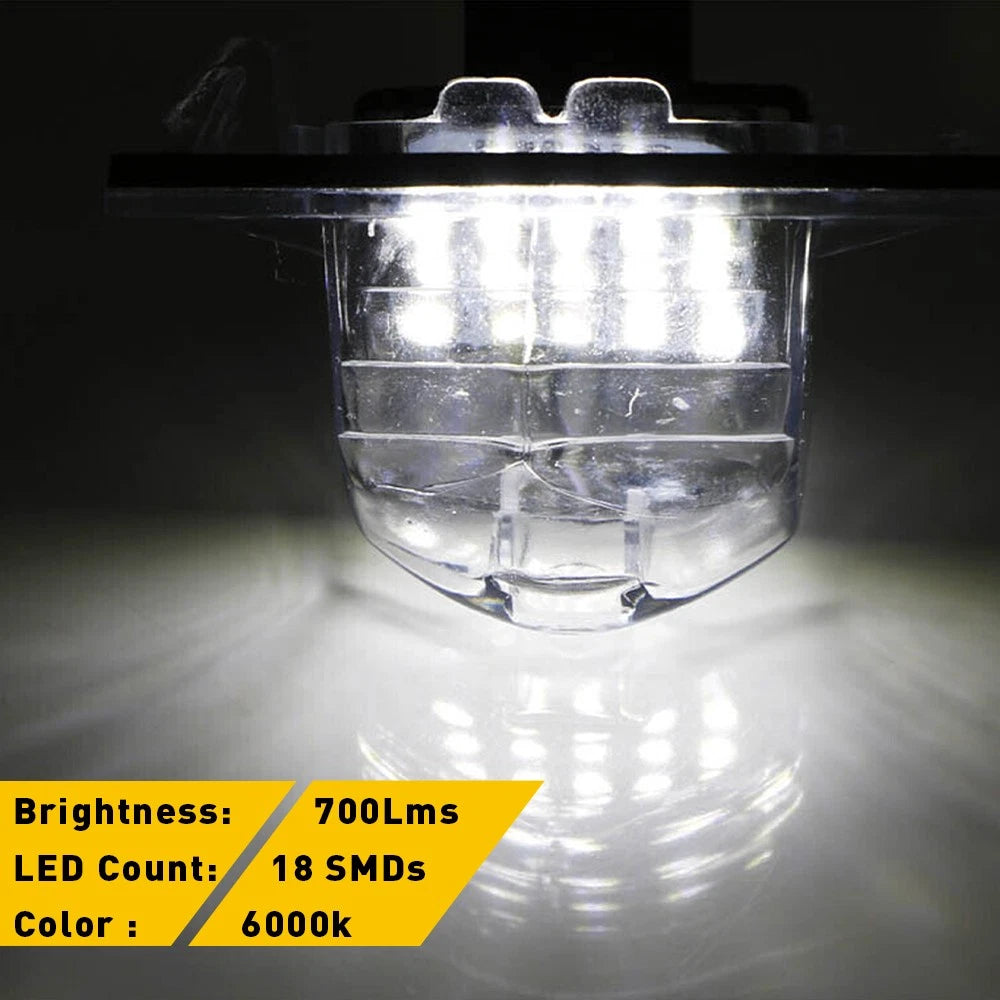 {Plug&Play} WHITE LED License Plate Light Lamp For Honda CRV/Fit/Odyssey/Element