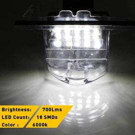 {Plug&Play} WHITE LED License Plate Light Lamp For Honda CRV/Fit/Odyssey/Element