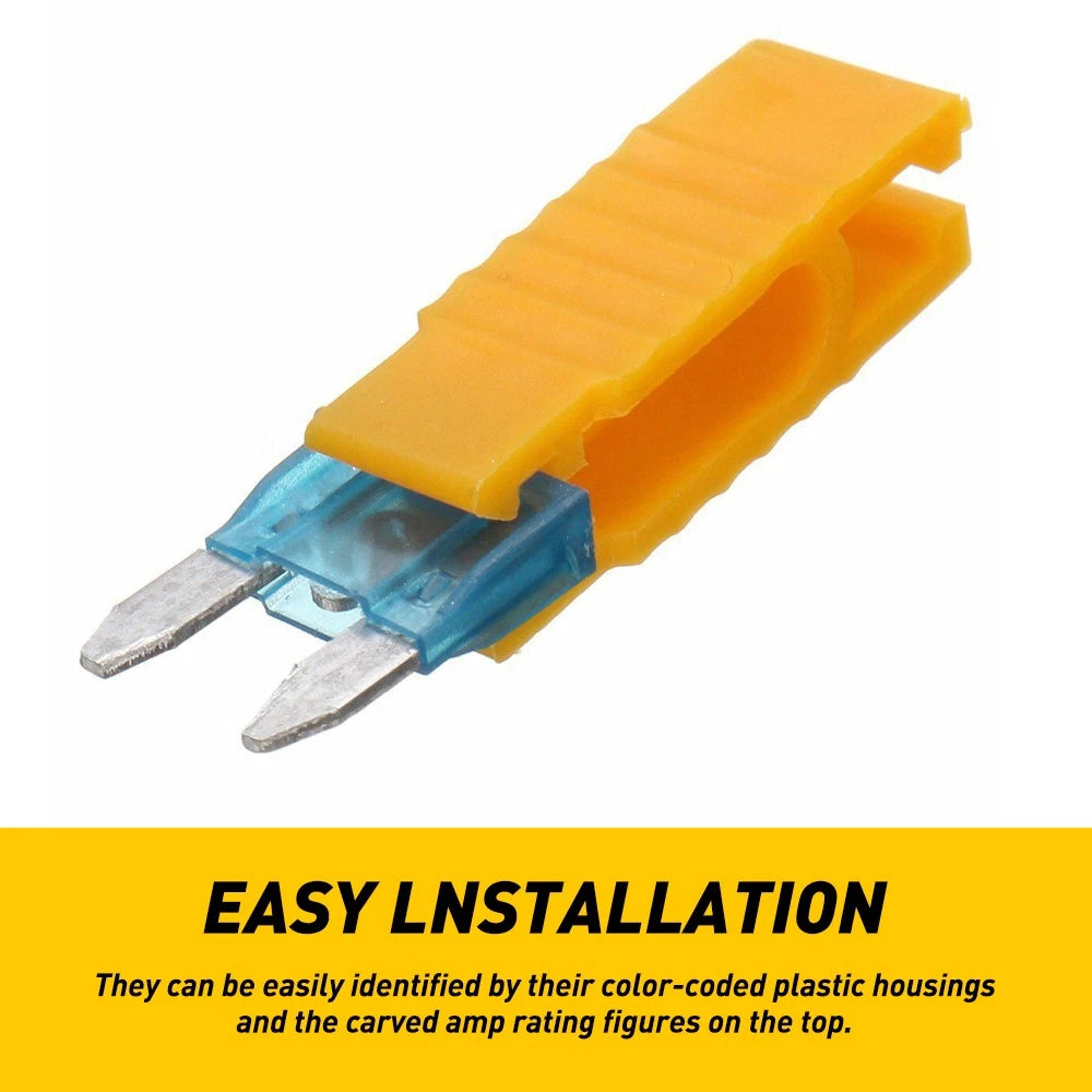 220Pcs Car Assorted Auto Fuse Replacement regular fuses size blade ATO ATC ATM