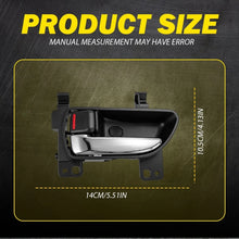 Load image into Gallery viewer, 1-10x Inner Interior Door Handle Black Chrome Left Fit Subaru FORESTER 2014-2018