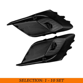 2-20 Front Left Right Fog Light Hole Lamp Bezel Trim Black for 2014-2016 Mazda 3