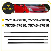 Load image into Gallery viewer, 4-40 Door Weather Strip Window Seal Rubber Left Right for 2004-2009 Toyota Prius