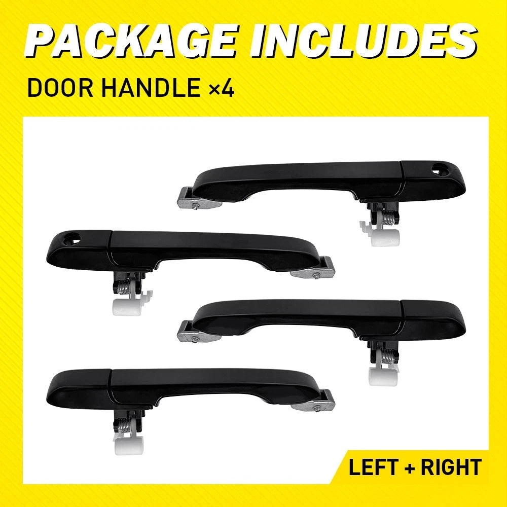 Exterior Door Handles Front Rear Left Right Set of 4 for Honda 2005-2006 CR-V SE