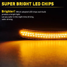 Load image into Gallery viewer, Fit Dodge Charger 2015-2021 Widebody Side Front LED Smoked Marker Light Amber