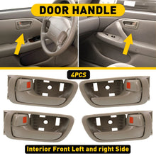 Load image into Gallery viewer, For 2002-2006 Toyota Camry Inside Door Handle Front Rear Driver Passenger Beige