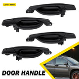 Left Right Outer Door Handle Black For 2004-2011 Mitsubishi Endeavor Front Rear