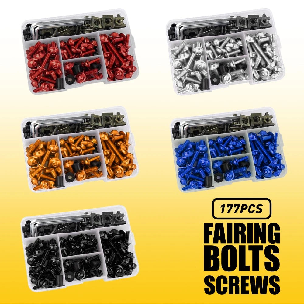 Aluminum Fairing Bolts Kit Screws For Suzuki GSXR600 / GSXR750 / GSXR1000