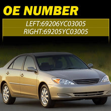 Load image into Gallery viewer, 1/2/4PCS Beige Interior Door Chrome Handle for Toyota Camry 2002-2006 Left Right