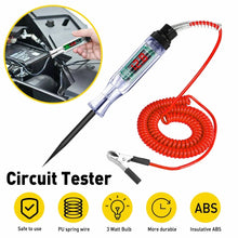 Load image into Gallery viewer, Car Circuit Pen Tester Test Fuse Tool Auto Probe Light Fit 6V 12V 24V DC Voltage