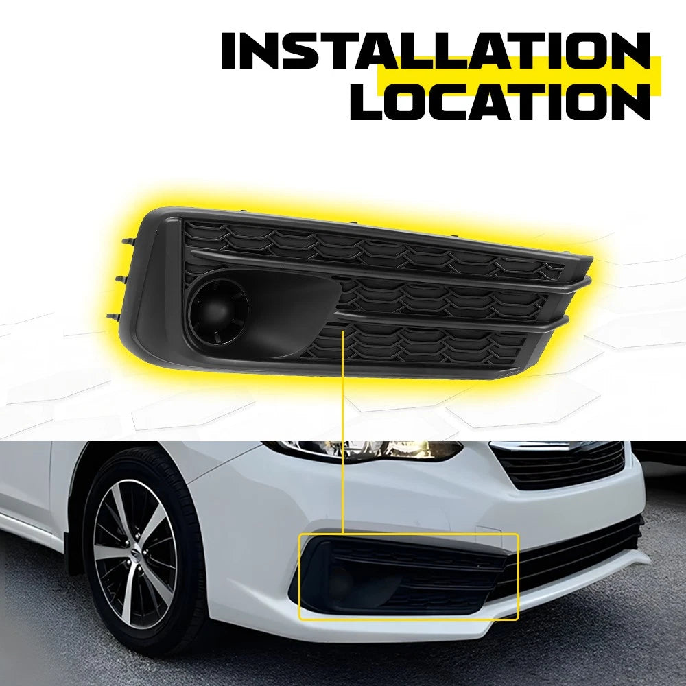 For 2020-2023 Subaru Impreza Front Right Bumper Fog Lamp Bezel Cover 57737FL00A